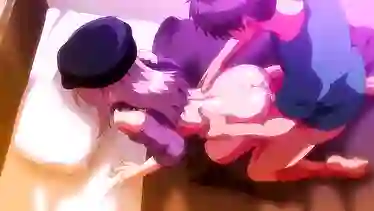 Милашка в французком берете и с серыми волосами член большой хочет в пизде ощутить